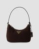 Prada Women's Re-Edition 2005 Suede Mini Top Handle Bag - 7
