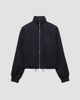 Prada Women's Reversible Jersey Zipper Jacket with Hood - 1