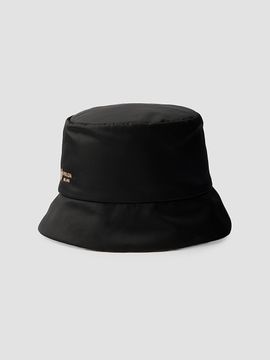 Prada Women's Reversible Nylon and Camel-Hair Bucket Hat
