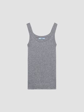 Prada Women's Ribbed Knit Cashmere Tank Top