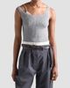 Prada Women's Ribbed Knit Cashmere Tank Top - 3