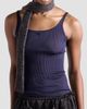 Prada Women's Ribbed Knit Silk Tank Top - 3