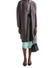 Prada Women's Rush Stitch Fabric Patchwork Skirt - 6