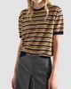 Prada Women's Short-Sleeved Striped Cashmere Sweater - 4