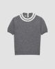 Prada Women's Short-Sleeved Wool and Cashmere Sweater - 1