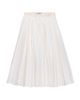 Prada Women's Silk Faille Pleated Skirt - 1