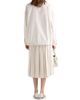 Prada Women's Silk Faille Pleated Skirt - 4