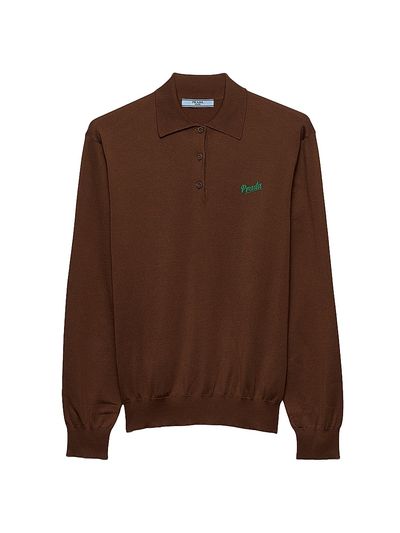 Prada Women's Silk Polo Shirt