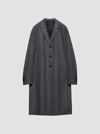 Prada Women's Single-Breasted Cashmere and Wool Coat