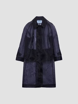 Prada Women's Single-Breasted Crinoline Coat