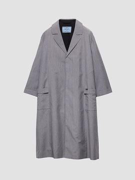 Prada Women's Single-Breasted Light Mohair Coat