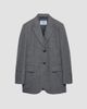 Prada Women's Single-Breasted Melange Hopsack Jacket - 1