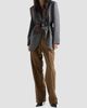 Prada Women's Single-Breasted Melange Hopsack Jacket - 2