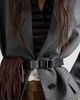 Prada Women's Single-Breasted Melange Hopsack Jacket - 5