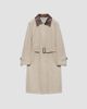 Prada Women's Single-Breasted Old Poplin Coat - 1