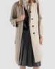 Prada Women's Single-Breasted Old Poplin Coat - 3