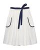 Prada Women's Slubbed Toile Skirt - 1