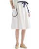 Prada Women's Slubbed Toile Skirt - 2