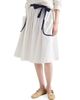 Prada Women's Slubbed Toile Skirt - 3