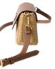 Prada Women's Small Wicker and Leather Shoulder Bag - 4