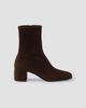 Prada Women's Stretch Suede Booties Boots - 5