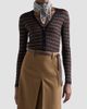 Prada Women's Striped Cashmere and Silk Cardigan - 2