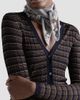 Prada Women's Striped Cashmere and Silk Cardigan - 5