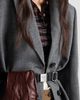 Prada Women's Striped Cashmere and Silk Polo Shirt - 5