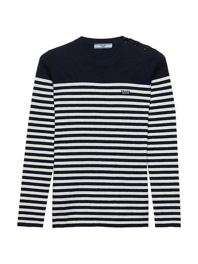 Prada Women's Striped Wool Sweater