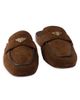 Prada Women's Suede Sabots Mules - 4