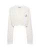 Prada Women's V-Neck Cotton Sweater - 1