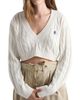 Prada Women's V-Neck Cotton Sweater - 2