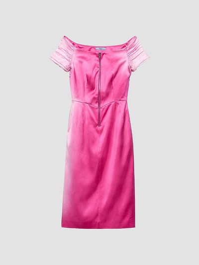 Prada Women's Washed Duchesse Dress