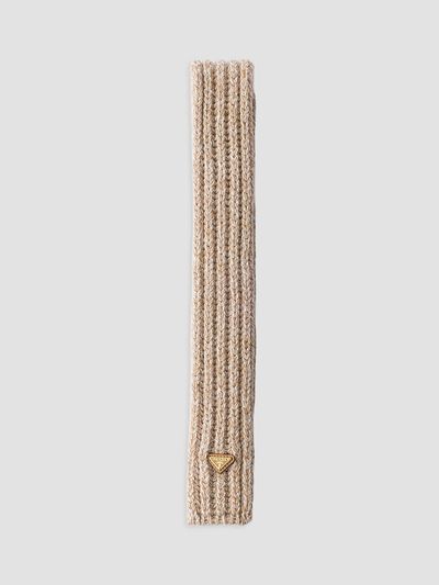 Prada Women's Wool and Mouline Cashmere Scarf