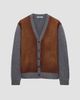 Prada Women's Wool and Suede Cardigan - 1