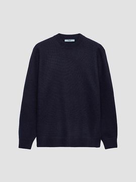 Prada Women's Wool and Suede Sweater