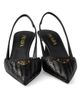 Prada Women's Woven Leather Slingback Pumps - 2