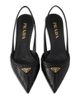 Prada Women's Woven Leather Slingback Pumps - 4