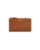 Prada Women's Woven Madras Leather Card Holder - 4