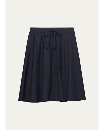 Prada Wool-Mohair Knee-Length Skirt