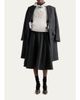Prada Wool A-Line Midi Skirt - 2