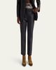 Prada Wool Gabardine Cropped Pants - 4