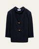 Prada Wool Jewel-Button Coat - 1