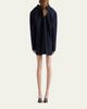 Prada Wool Jewel-Button Coat - 3