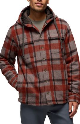 prAna prAna Asgard Hooded Flannel Shirt Jacket