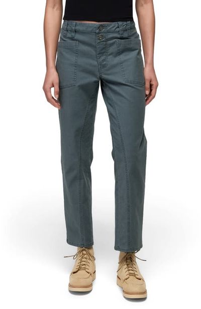 prAna prAna Suton Mid Rise Organic Cotton Blend Ankle Pants