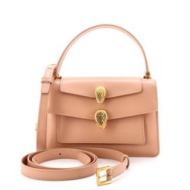 Pre-Owned Bvlgari Pre-Owned Bvlgari Alexander Wang Serpenti Forever Top Handle Shoulder Bag Leather Small
