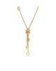 Pre-owned Bvlgari Pre-Owned Bvlgari B. Zero1 3 Charm Necklace 18K Gold, 17 - 1