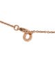 Pre-owned Bvlgari Pre-Owned Bvlgari B. Zero1 3 Charm Necklace 18K Rose Gold and Ceramic and Diamonds, 17.5 - 3