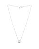 Pre-owned Bvlgari Pre-Owned Bvlgari B. Zero1 Pendant Necklace 18K White Gold, 16.5 - 2